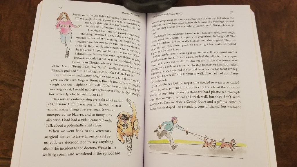Page 92 & 93 from the book "The Life and Times of Le Bronco von der Löwenhöhle. Stories and Tips from Thirteen Years with a Leonberger."