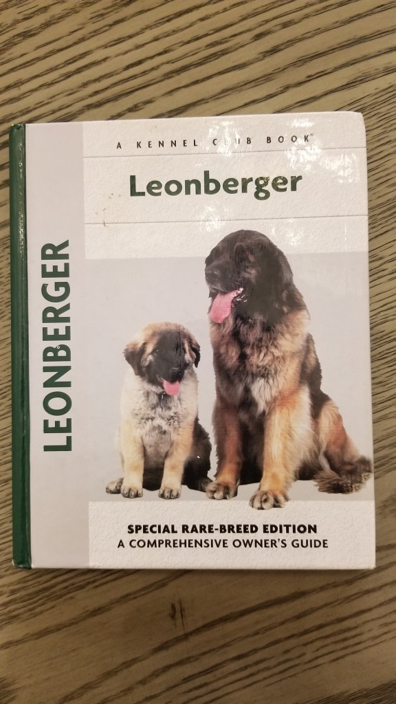 Photo of the book Leonberger, Special rare breed edition, by Madeline Lusby.