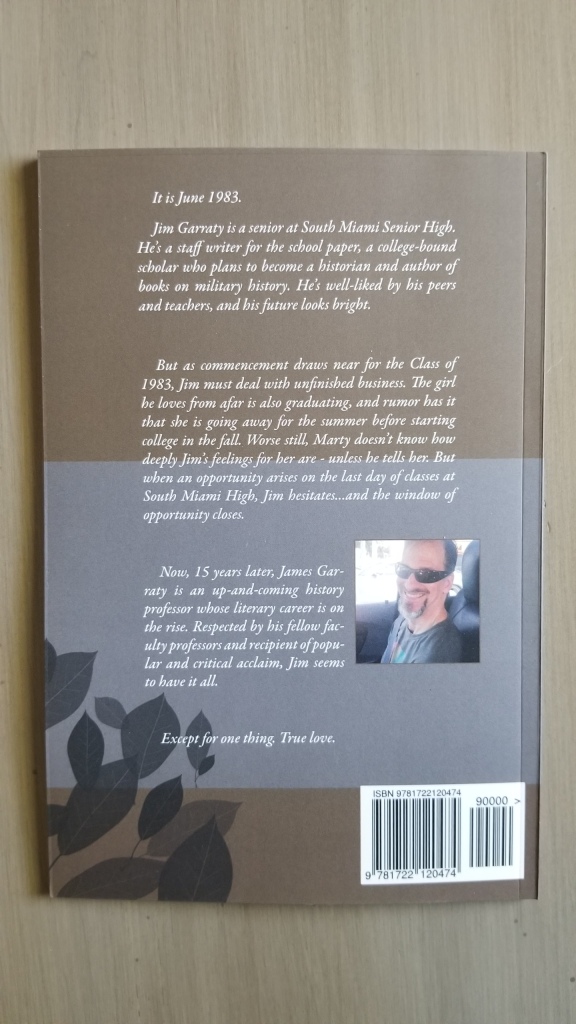 Photo of back cover of Reunion: A Story, by Alex Diaz-Granados.