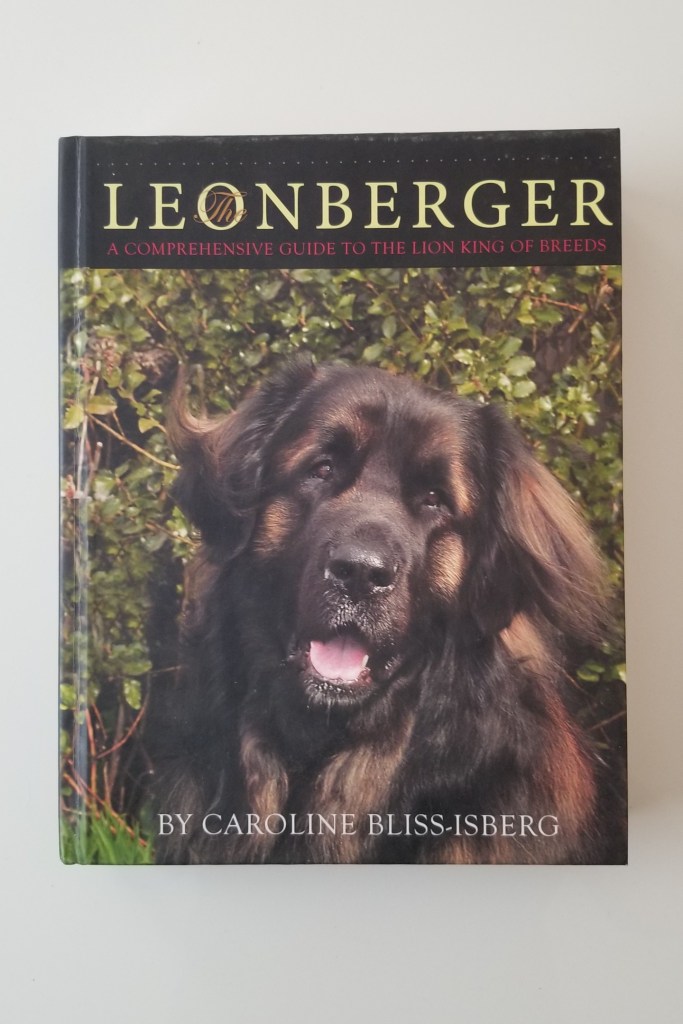 Photo of the book Leonberger, by Caroline Bliss-Isberg. Click on the image to go to my review of Leonberger.
