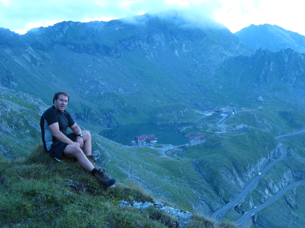Photo of the coach Mihai in the Transylvanians mountains