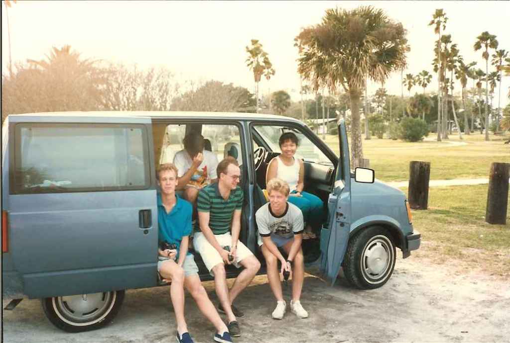 Four Swedes and an Indonesian girl in a van in Florida.