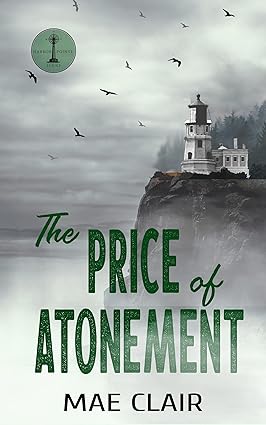 Front cover of  the book the Gift by Gwn M. Plano. It is grey, foggy, and a large cliff with a lighthouse.