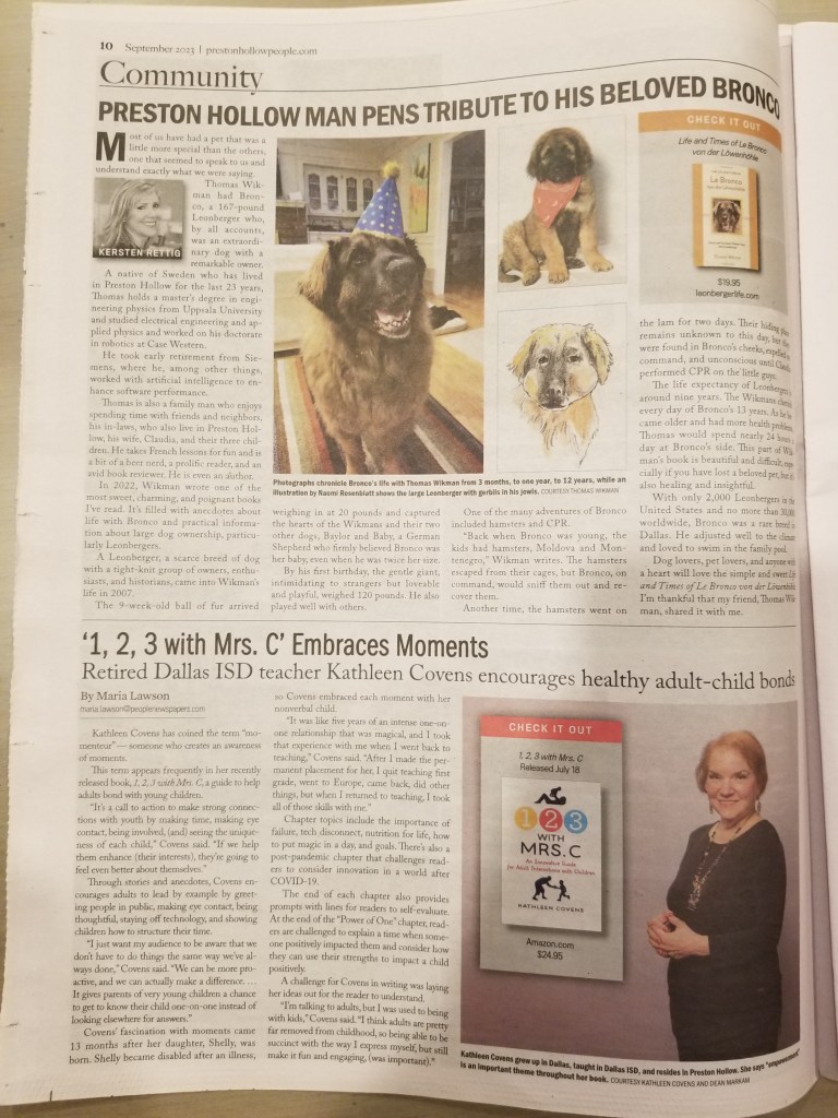 The book review of “The Life and Times of Le Bronco von der Löwenhöhle”. Including photos and text.