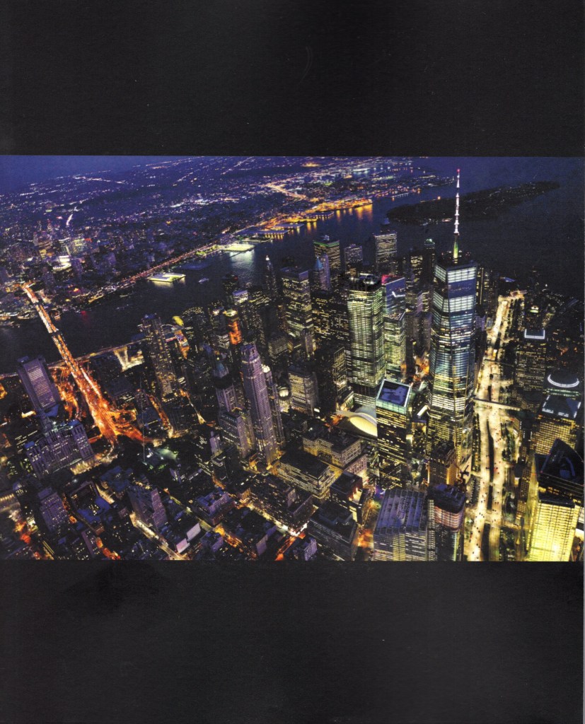 The front cover features a photo of New York at night taken from above.
