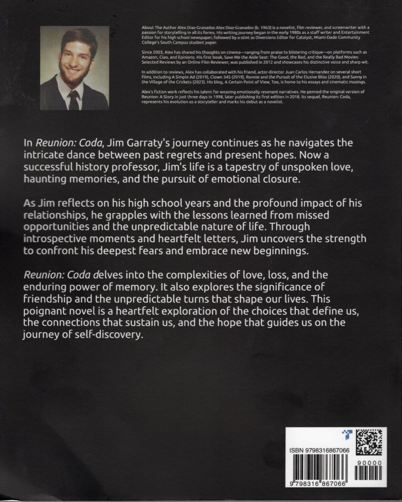The back cover features the Amazon overview of the book.