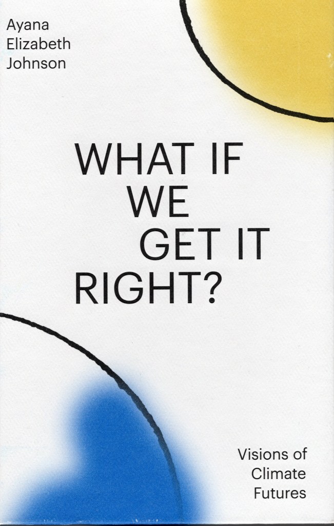 The front cover features the title and author and an illustration of the sun in the upper right corner and a blue planet in the lower left corner.