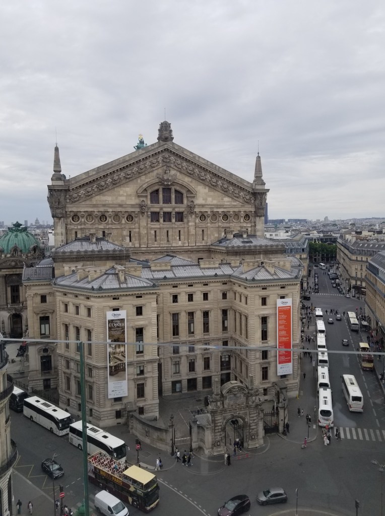 The back of Palais Opéra Garnier
