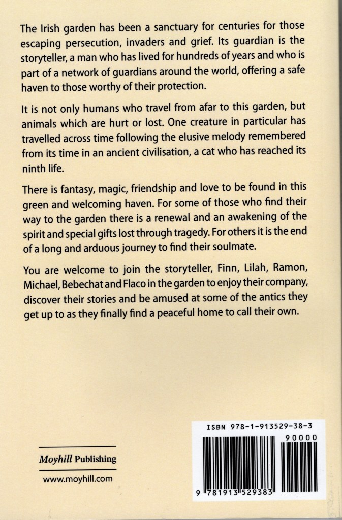The description of the book is written on a beige background.