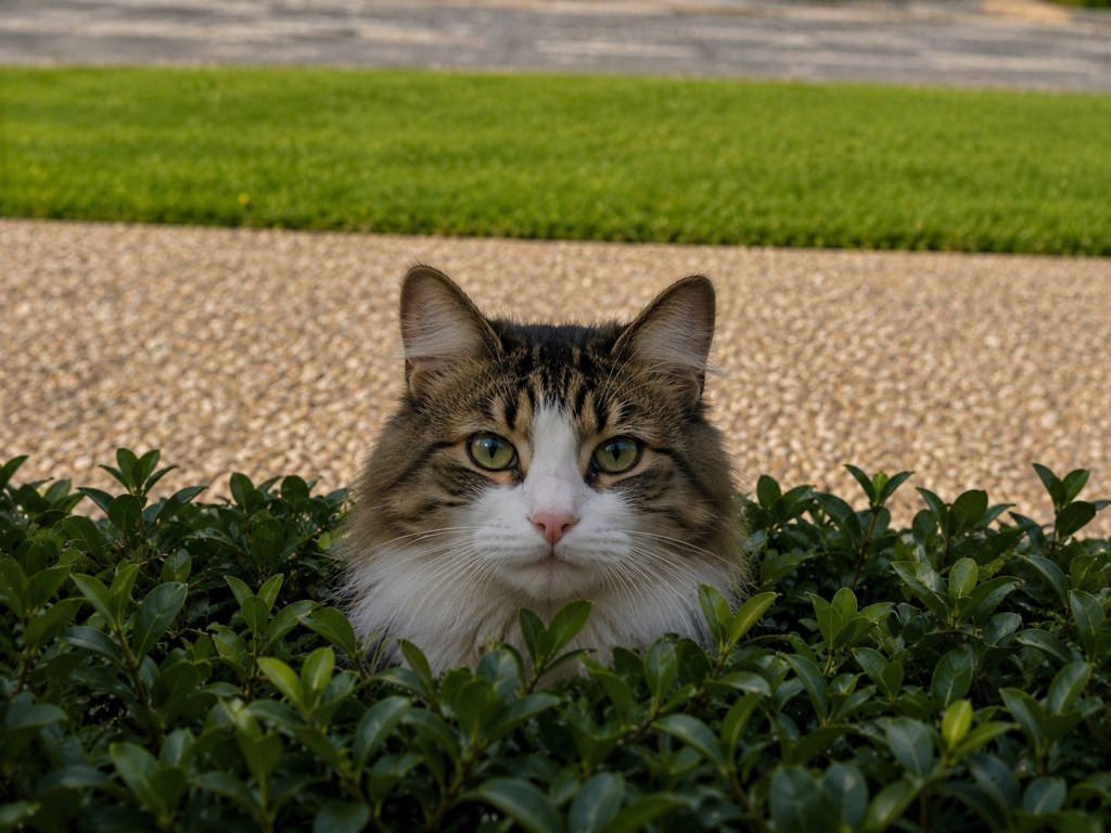 I generated this picture with the help of ChatGPT. It is zoom in of the cat’s head.